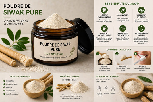 La poudre de siwak : un rituel ancestral au service de l’hygiène moderne
